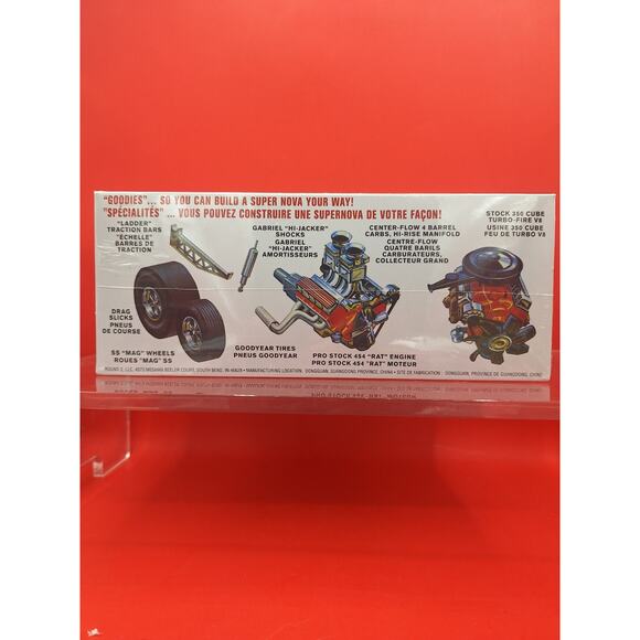 AMT 1972 Chevy Nova SS Pro Stocker Model Kit 1:25 Scale SEALED IN PLASTIC - Picture 5 of 8